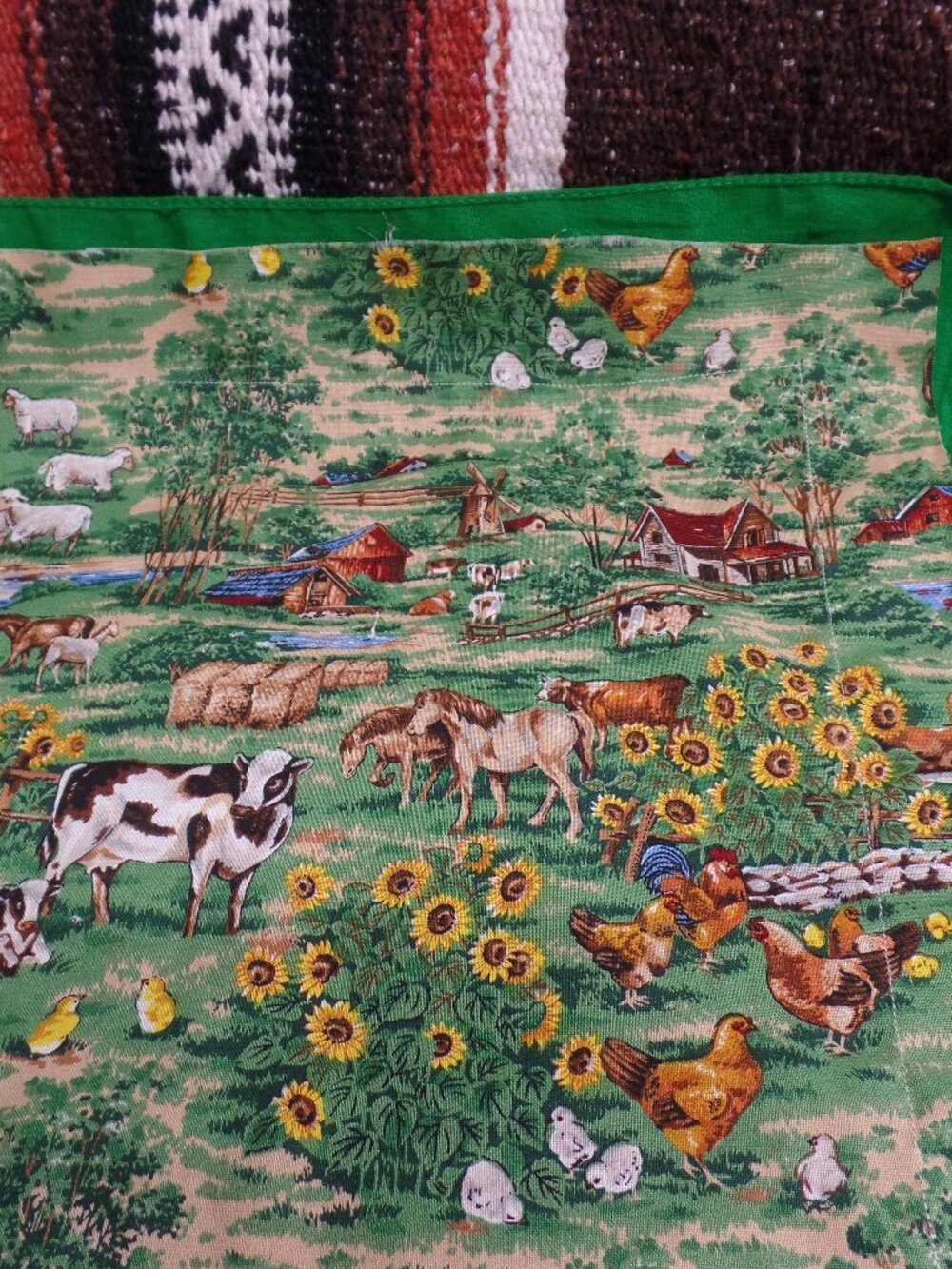 Hand Crafted Scarf Reversible Country Western Bandana - Picture 9 of 12